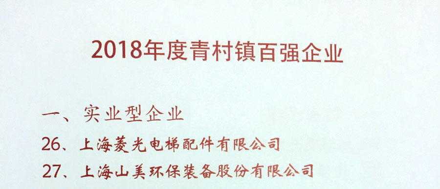 山美股份出席上海青村2019年經(jīng)濟工作會議暨年度頒獎典禮